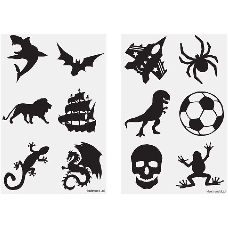 6PC 2ASST BOYS TATTOOS  96S
