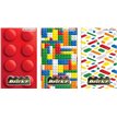 3ASST BRICKZ NOTEBOOK  168S