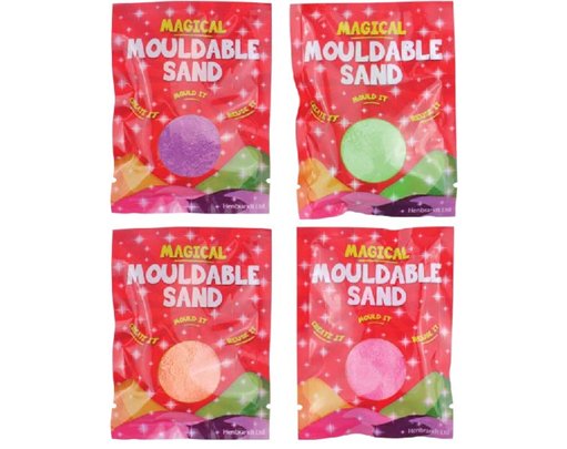 30g ASST COLOURS MOULDABLE SAND PUTTY  60S