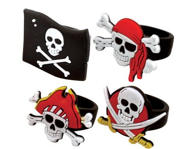 4ASST PIRATE RINGS 156S