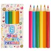 6PC HALF SIZE COLOURING PENCILS 96S