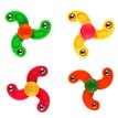 4ASST MINI FINGER SPINNER 80S