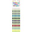 6PK GAMER FULL SIZE PENCIL WITH ERASER 24S
