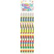 6PK BRICKZ FULL SIZE PENCIL WITH ERASER 24S