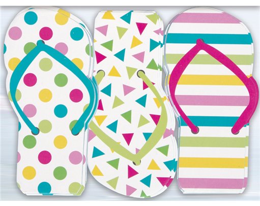12PK FLIP FLOP NOTEPADS