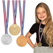 3PK 6cm GOLD/SILVER/BRONZE PODIUM MEDALS