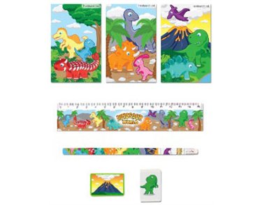5PC DINOSAUR STATIONERY SET 24S