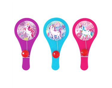 12cm UNICORN PADDLE BAT AND BALL 96S