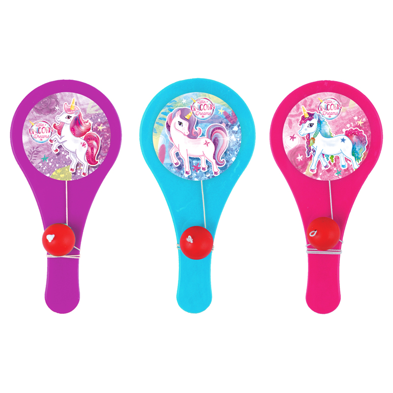 12cm UNICORN PADDLE BAT AND BALL 96S
