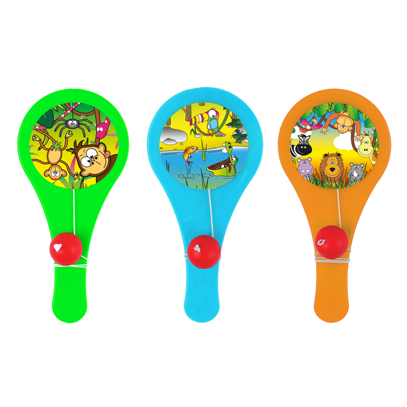 12cm JUNGLE PADDLE BAT AND BALL 96S