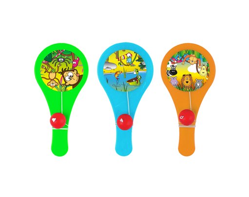 12cm JUNGLE PADDLE BAT AND BALL 96S