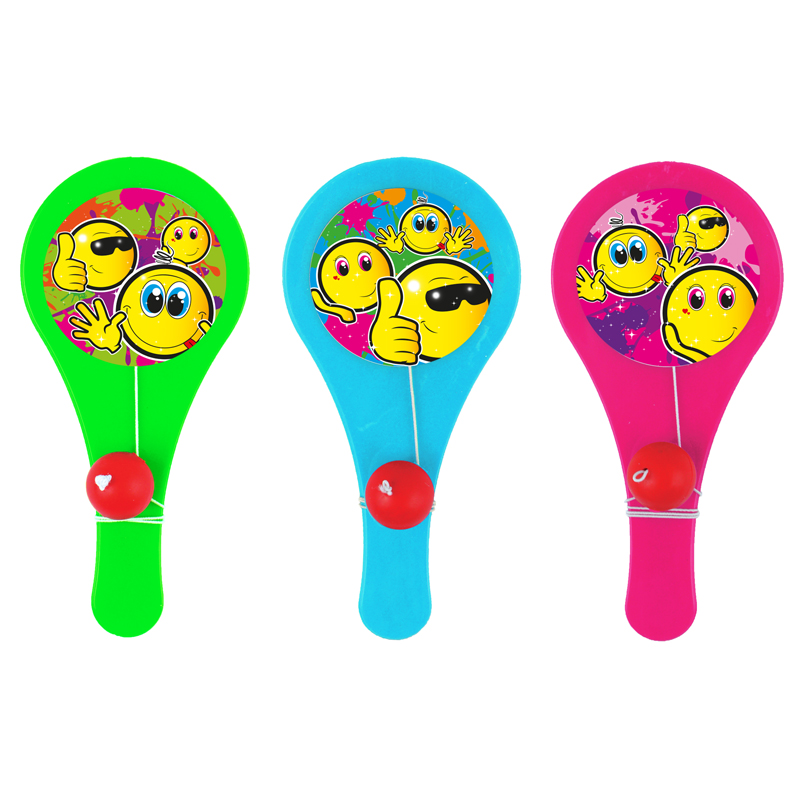 12cm SMILE PADDLE BAT AND BALL 96S