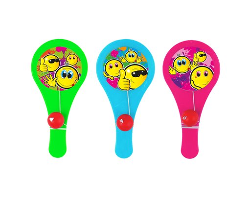 12cm SMILE PADDLE BAT AND BALL 96S
