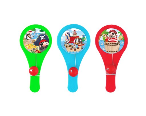 12cm PIRATE PADDLE BAT AND BALL 96S