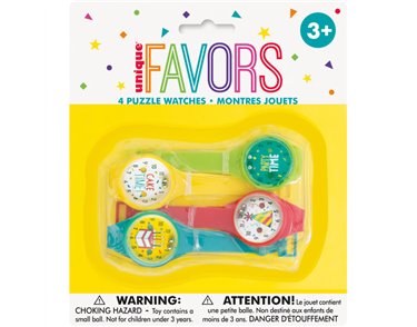 4PK PUZZLE WATCHES