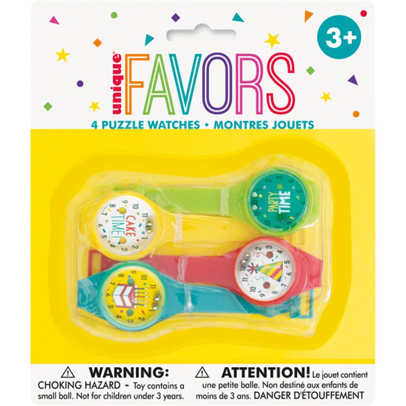4PK PUZZLE WATCHES