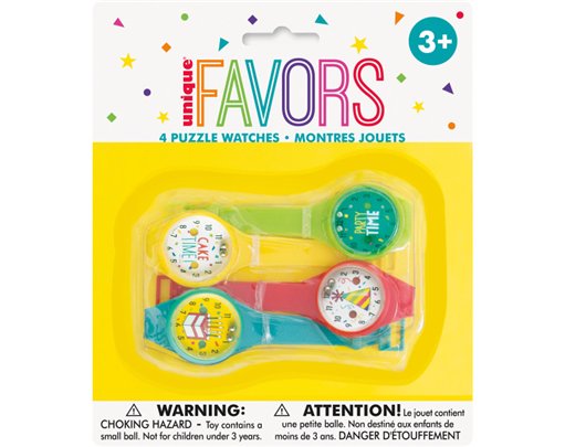 4PK PUZZLE WATCHES