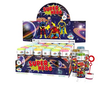 60ml SUPER HERO BUBBLE TUBS