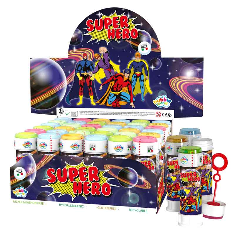 60ml SUPER HERO BUBBLE TUBS