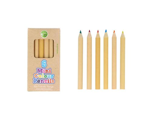 6PCK HALF SIZE PENCILS 96S