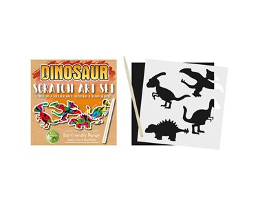 DINOSAUR MINI MAGIC COLOUR SCRATCH SET 108S