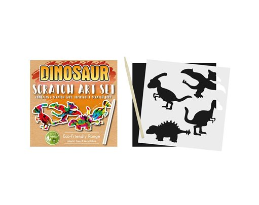 DINOSAUR MINI MAGIC COLOUR SCRATCH SET 108S