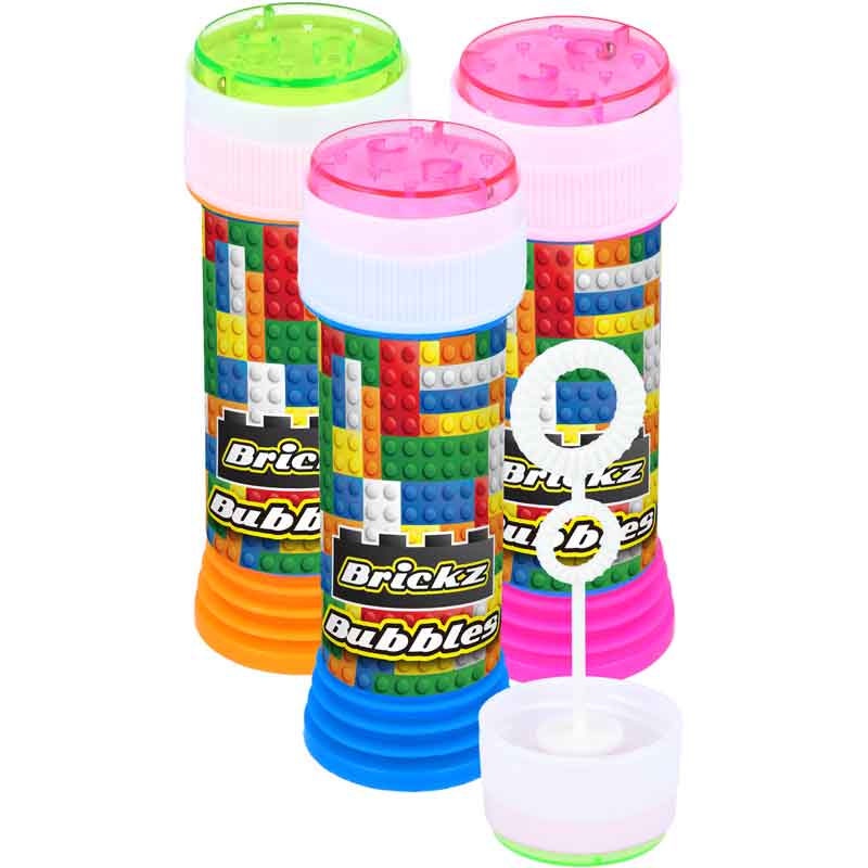 50ml BRICKZ BUBBLE TUBS WITH PUZZLE MAZE TOP