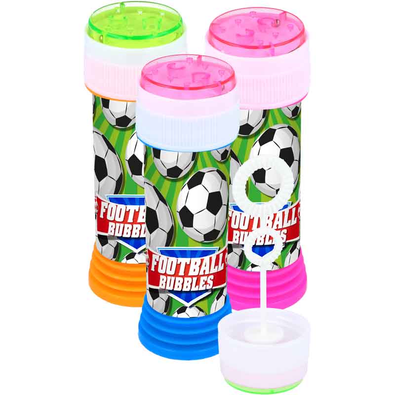 50ml FOOTBALL BUBBLE TUBS WITH PUZZLE MAZE TOP