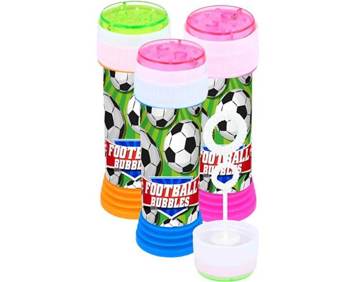 50ml FOOTBALL BUBBLE TUBS WITH PUZZLE MAZE TOP