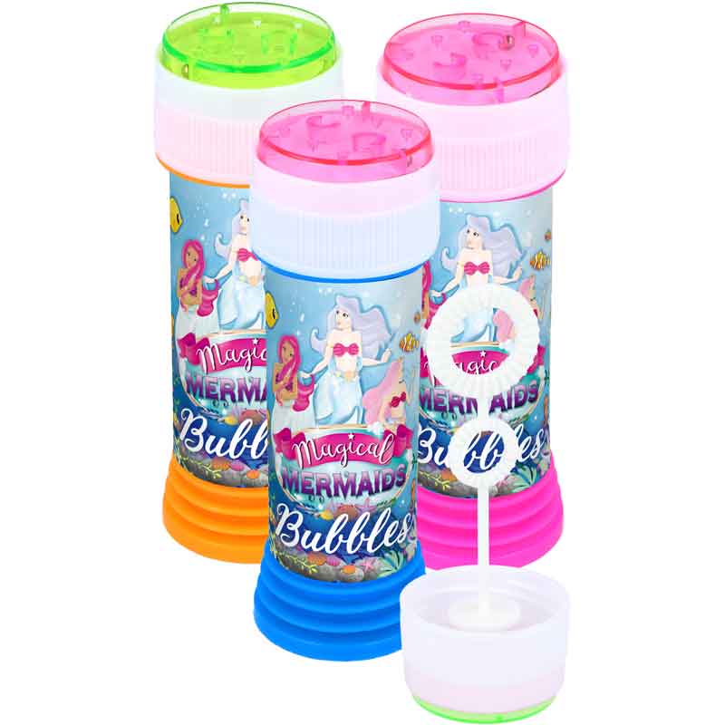 50ml MERMAID BUBBLE TUBS WITH PUZZLE MAZE TOP