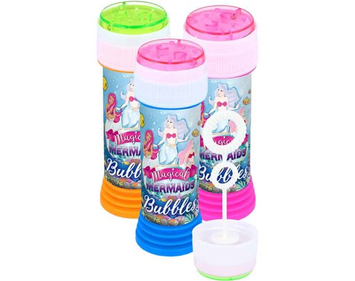 50ml MERMAID BUBBLE TUBS WITH PUZZLE MAZE TOP