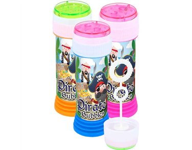 50ml PIRATE BUBBLE TUBS WITH PUZZLE MAZE TOP
