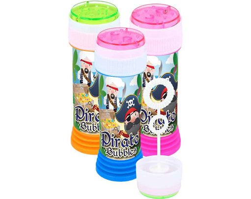 50ml PIRATE BUBBLE TUBS WITH PUZZLE MAZE TOP