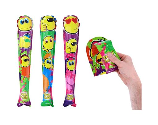 48cm 3ASST SMILE SELF INFLATING BAT 48S