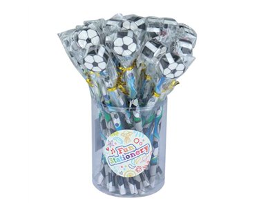 FOOTBALL PENCIL W/ERASER TOPPER  24S