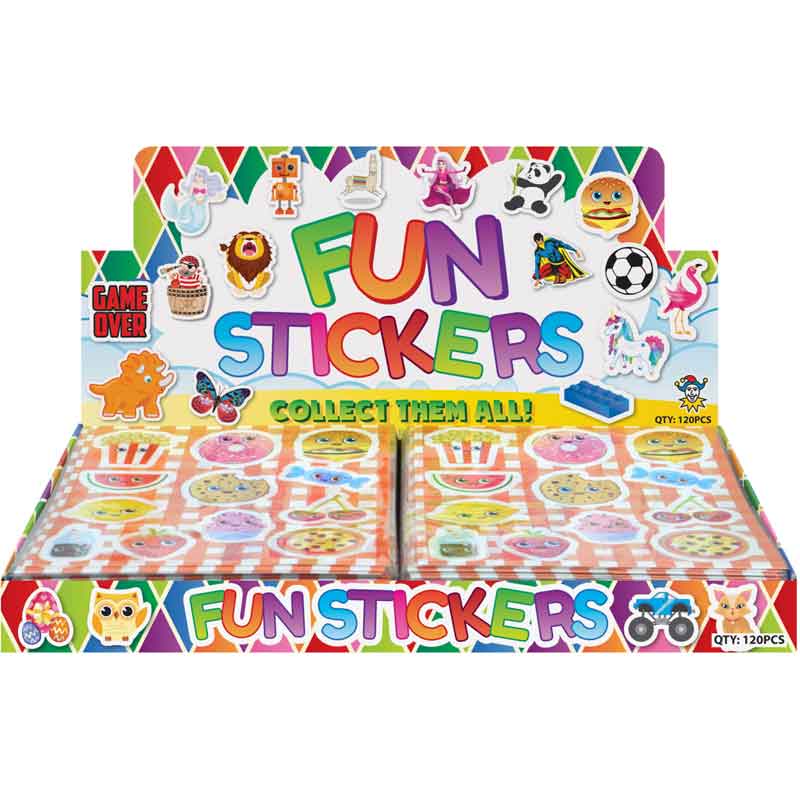 FOODIE FACE STICKERS 120S