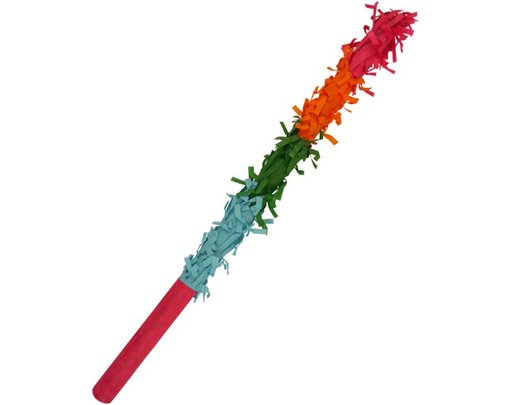 50CM MULTI COLOUR PINATA STICK