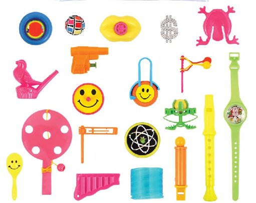 (100) ASST TRADE TOYS