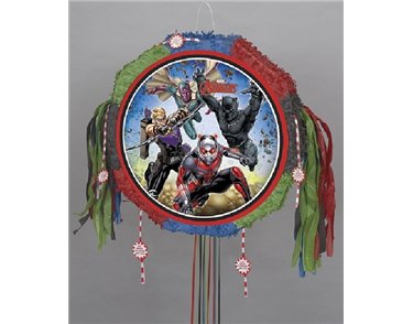 AVENGERS DRUM PULL POP PINATA