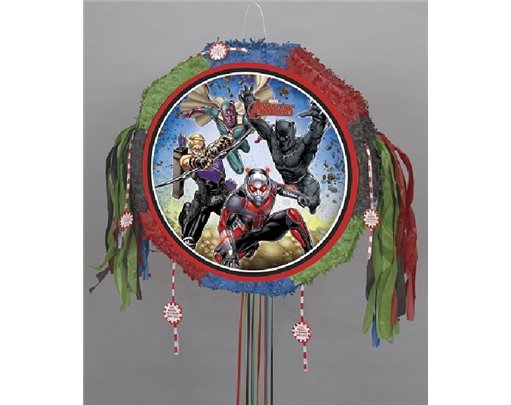 AVENGERS DRUM PULL POP PINATA