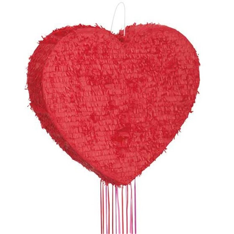 HEART SHAPED PULL PINATA