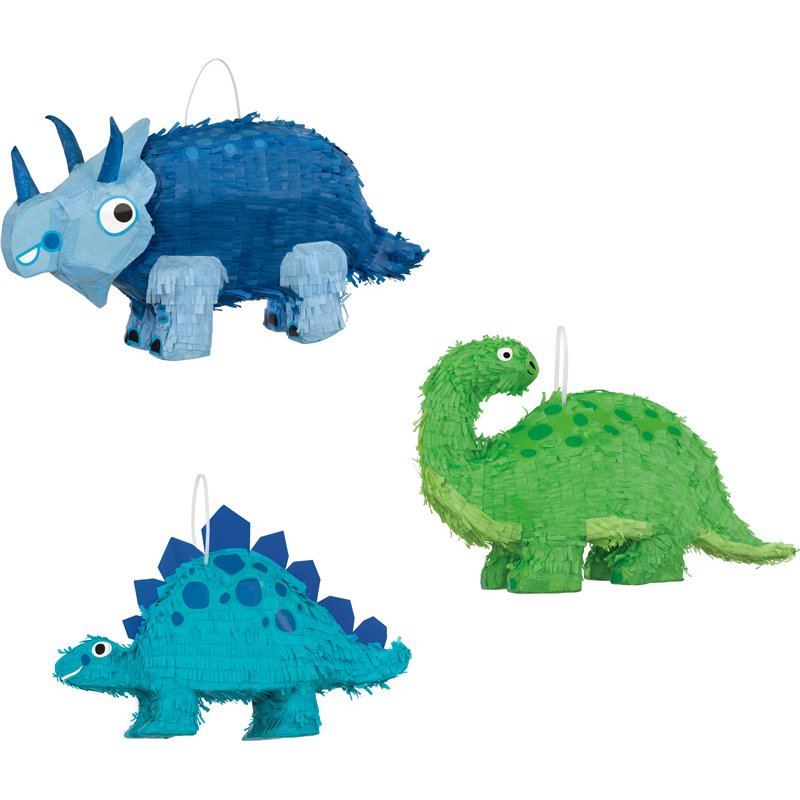 3ASST DINOSAUR 3D PINATA ASSORTMENT