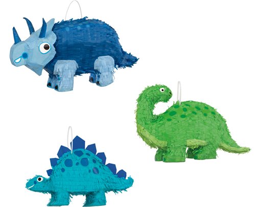 3ASST DINOSAUR 3D PINATA ASSORTMENT