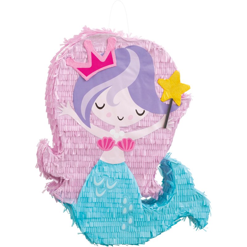 MERMAID SHAPED DRUM PINATA