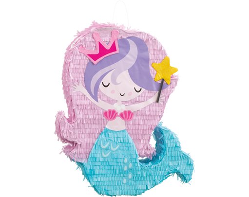 MERMAID SHAPED DRUM PINATA