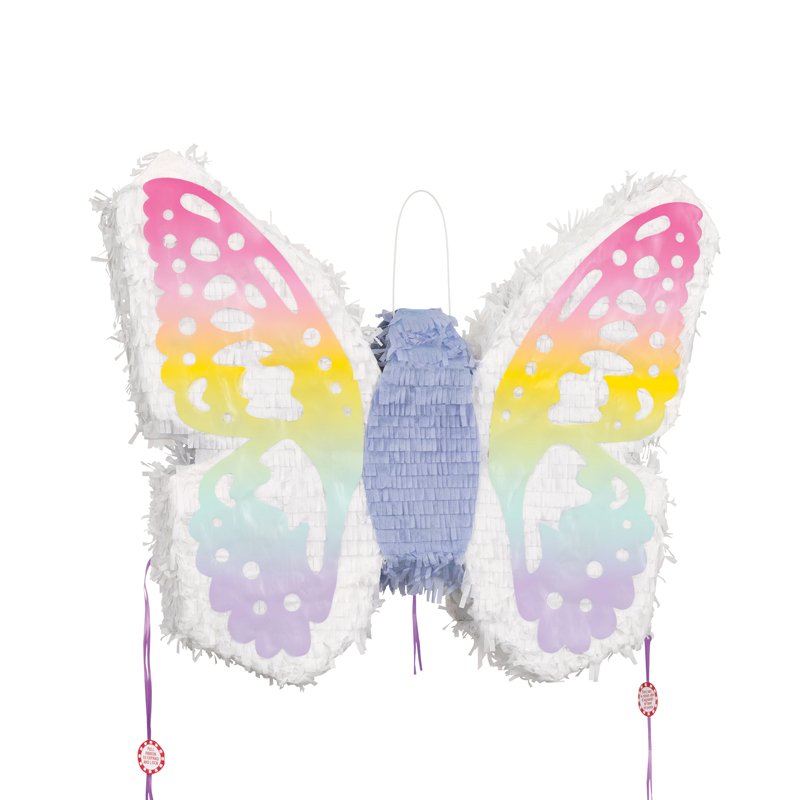 BUTTERFLY SHAPED DRUM PINATA
