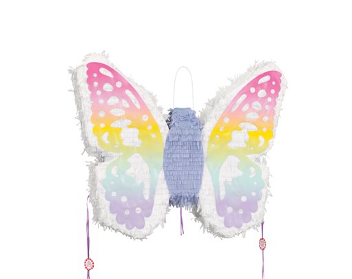 BUTTERFLY SHAPED DRUM PINATA