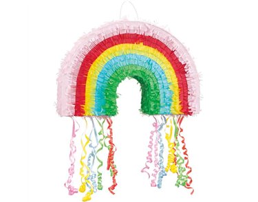 RAINBOW SHAPED DRUM PINATA