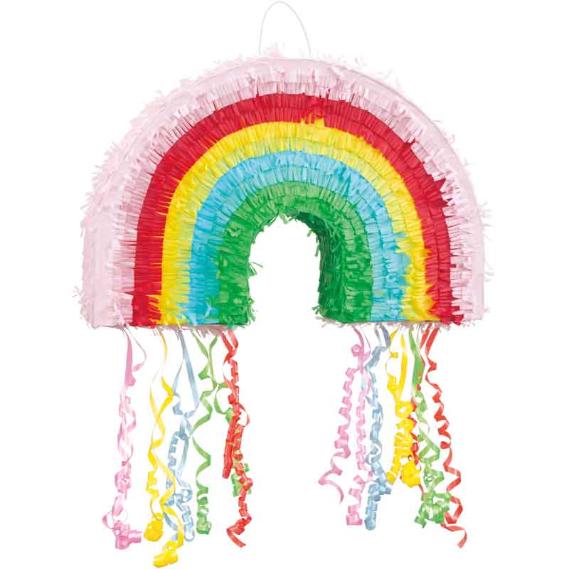 RAINBOW SHAPED DRUM PINATA