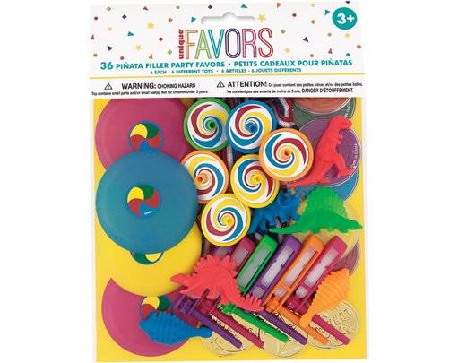 36PC FESTIVE PINATA FILLER